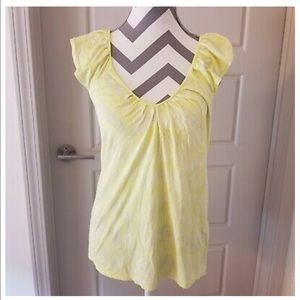 Gianni Bini Ruffle Sleeve Top